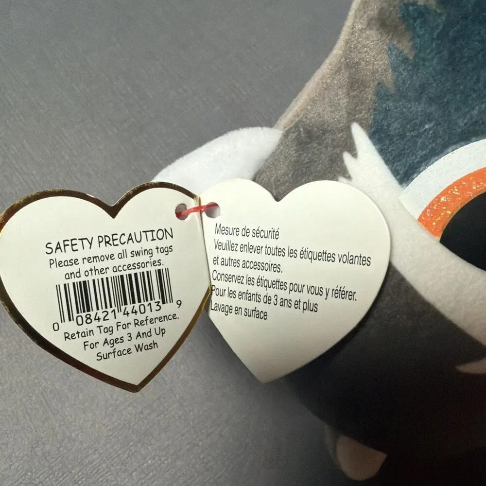 TY Beanie Baby Marvel Avengers Guardians Galaxy Super Hero ROCKET RACCOON -M